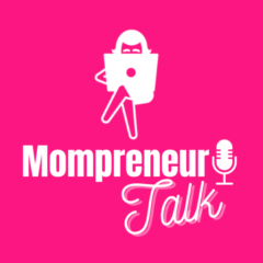 The logo for the mompreneur talk podcast
