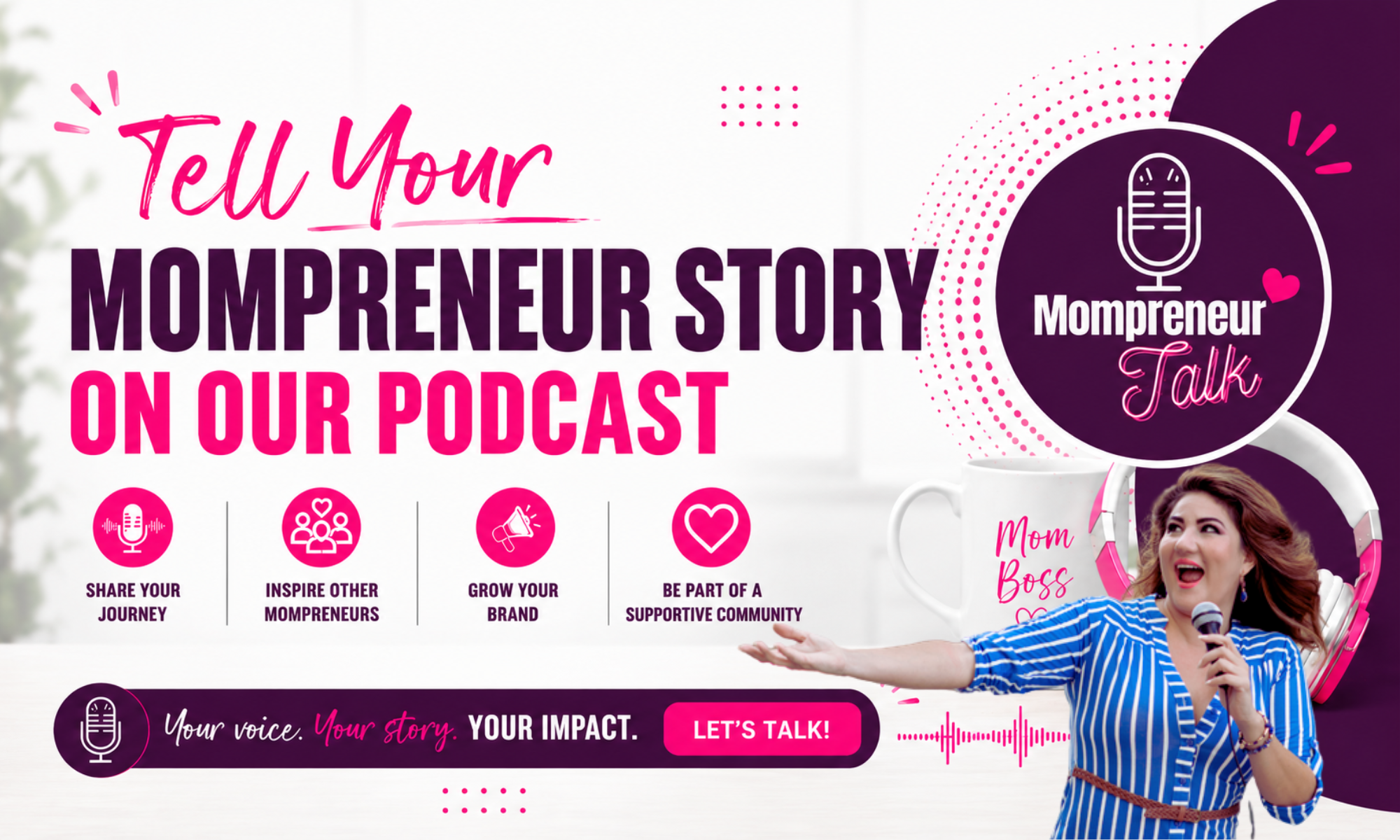 mompreneur talk podcast website
