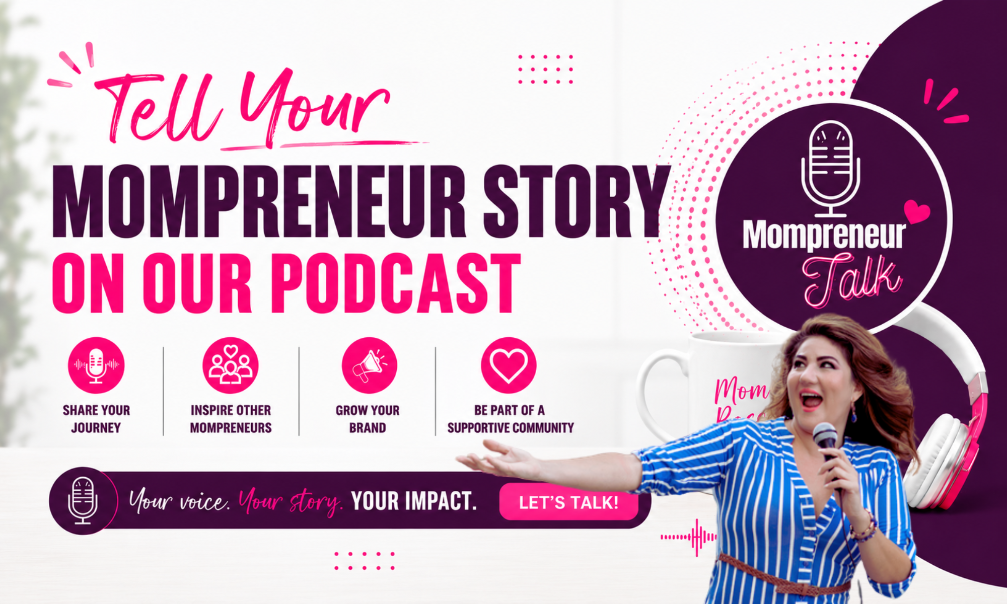 mompreneur talk podcast website